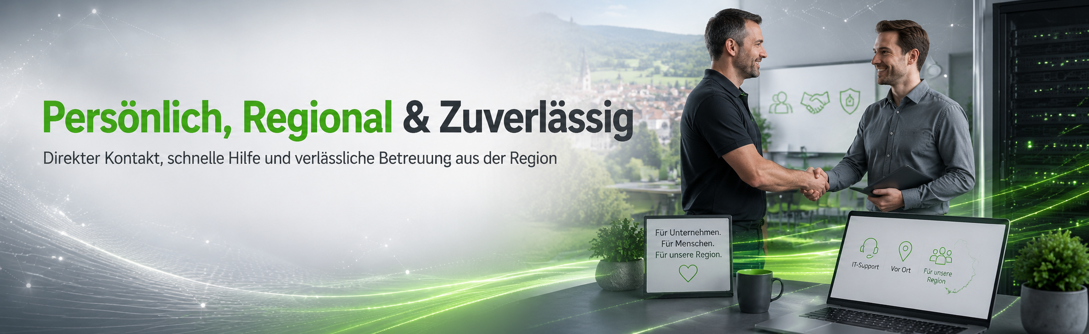 Persönlich, Regional & Zuverlässig