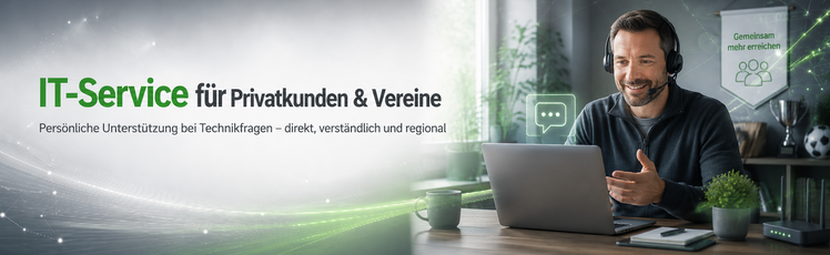 IT-Service für Privatkunden & Vereine